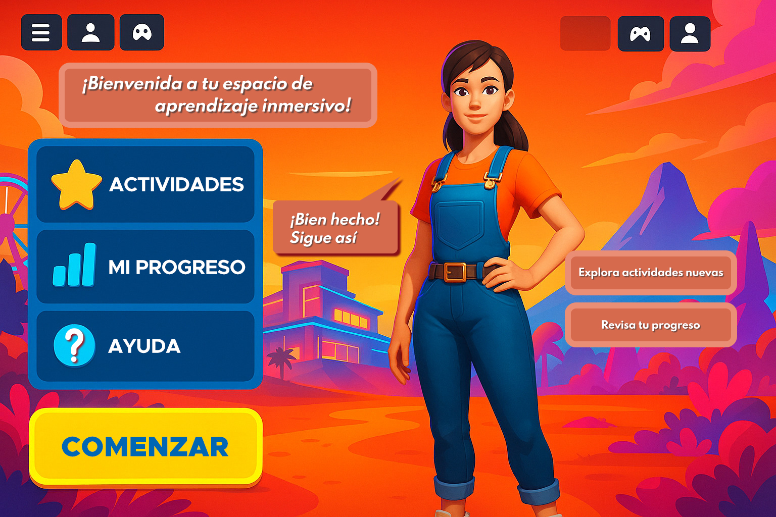 Interfaz de aplicativo