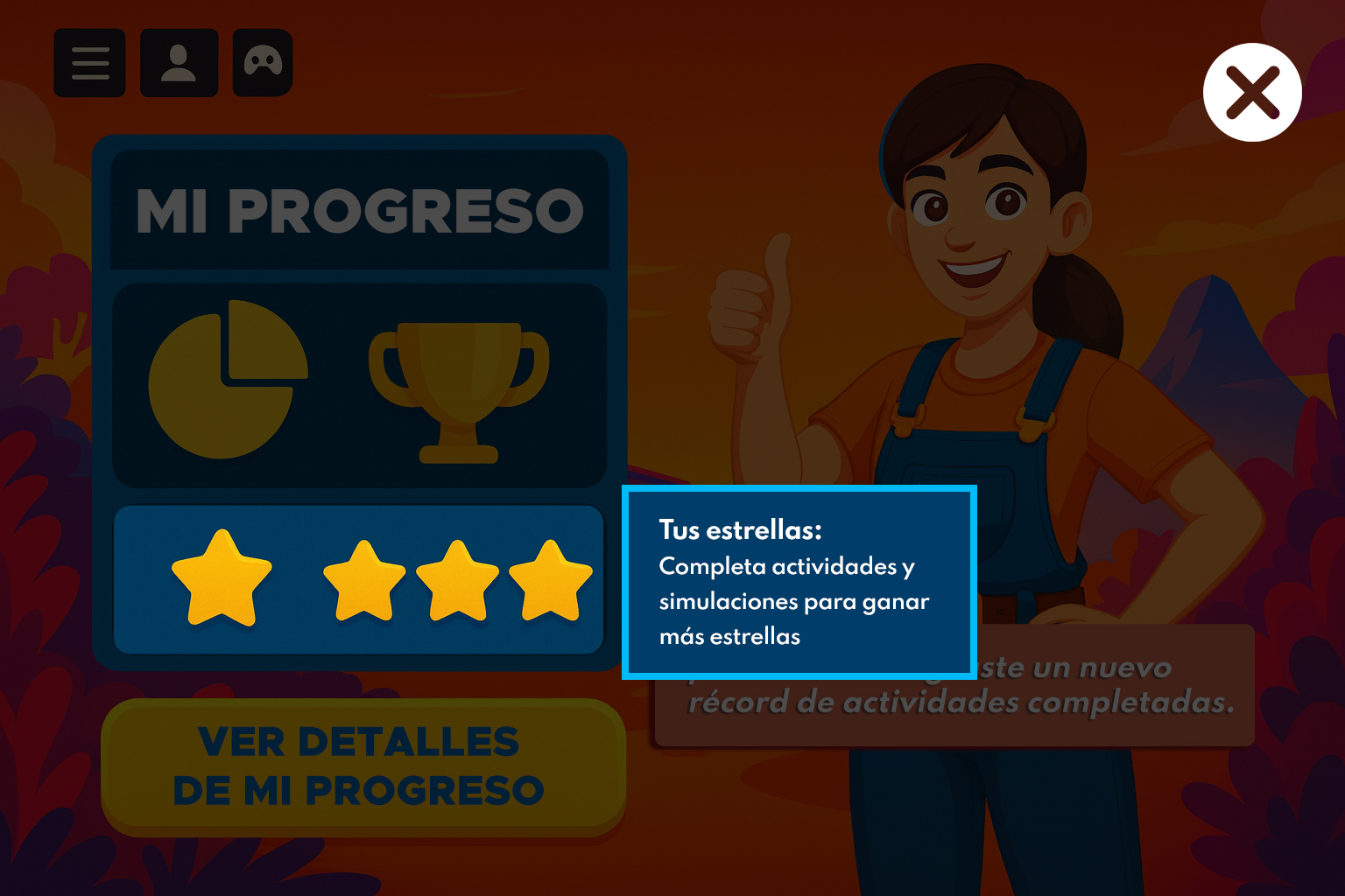 Interfaz de aplicativo